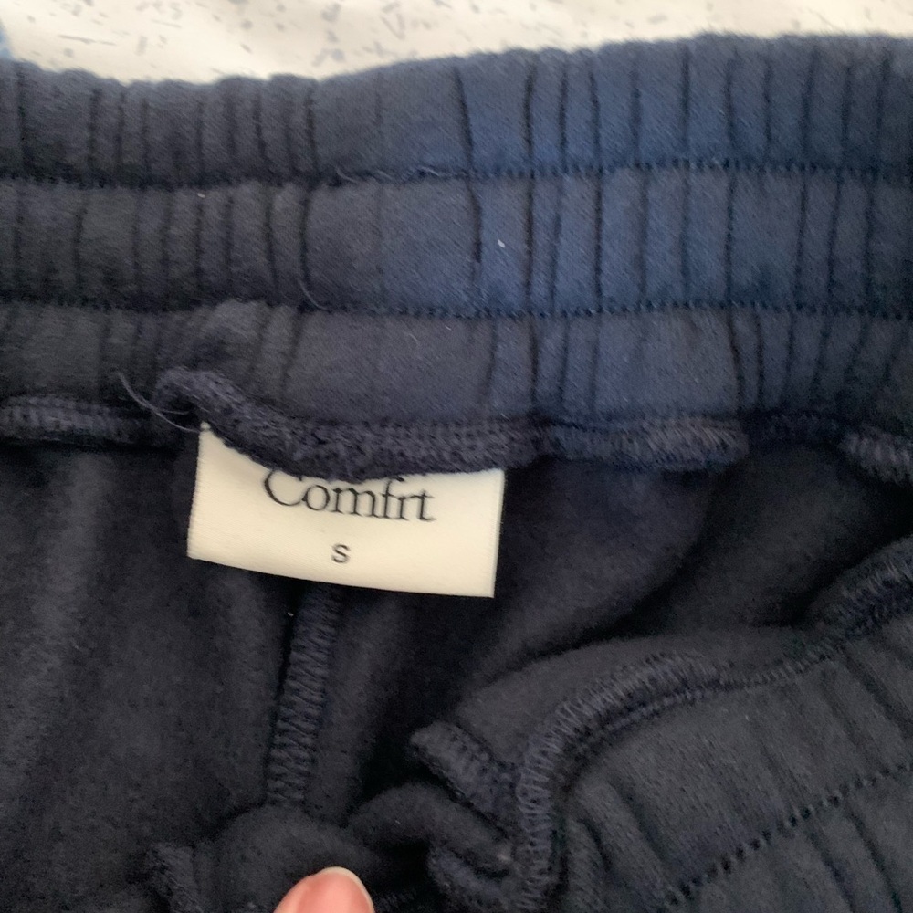 Comfort Navy Blue Joggers Sweatpants Size Small NWOT - Picture 7 of 7